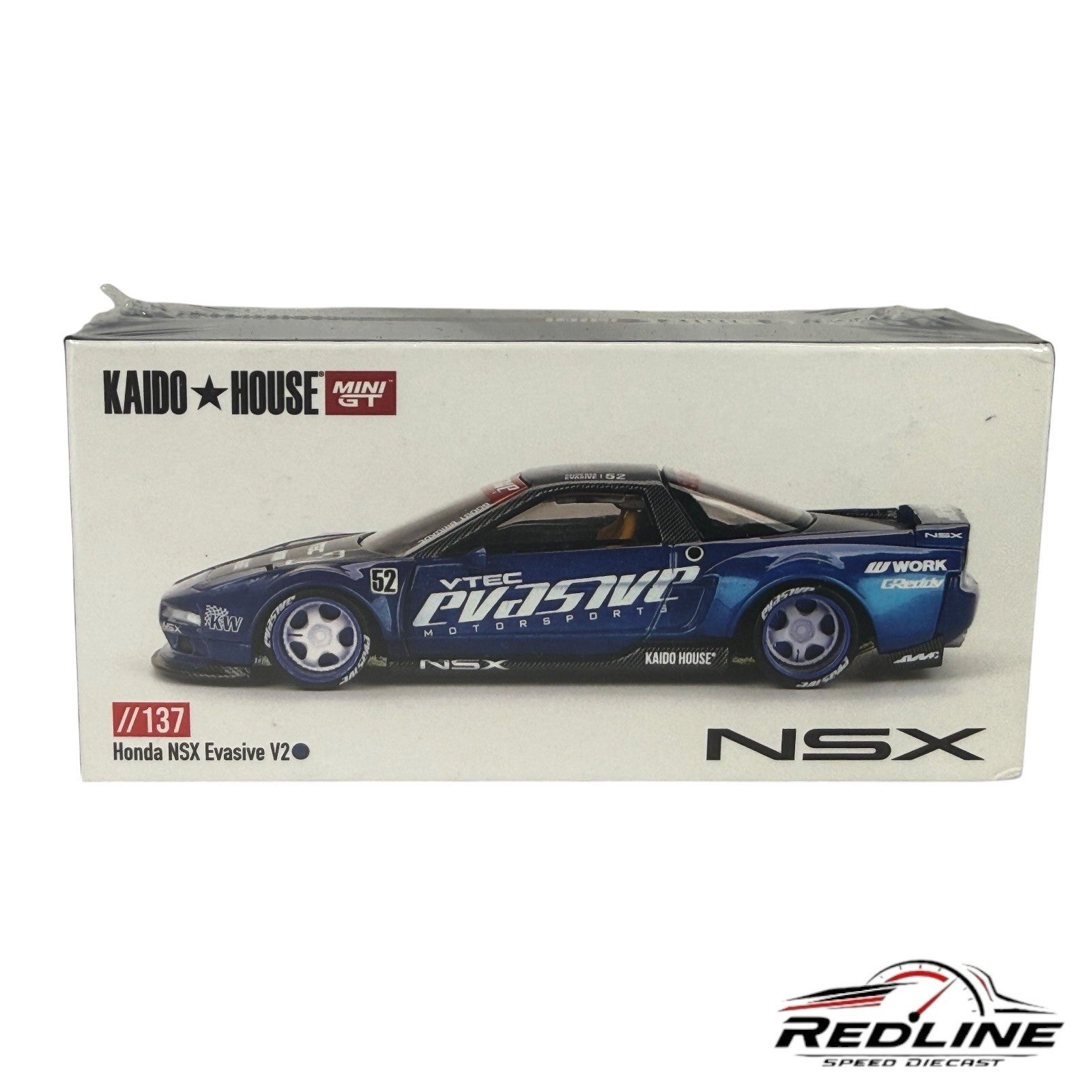 🎌🎌Kaido House Honda NSX Evasive V2 Blue KHMG137 1:64 H15🎌🎌