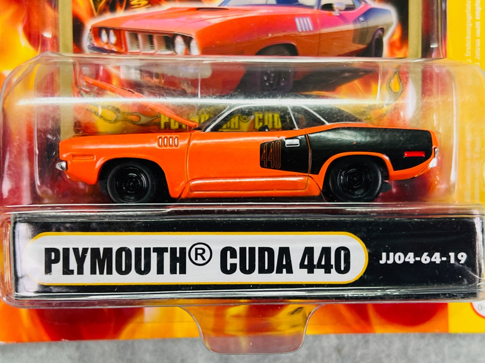 🔥🔥🔥West Coast Choppers Jesse James Plymouth Cuda 440 Orange H23🔥🔥🔥