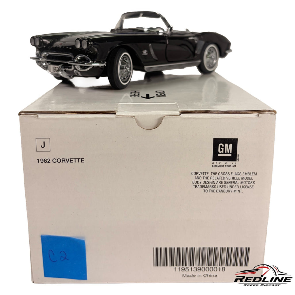 🇺🇸🇺🇸Danbury Mint 1962 Chevrolet Corvette Black 1:64🇺🇸🇺🇸