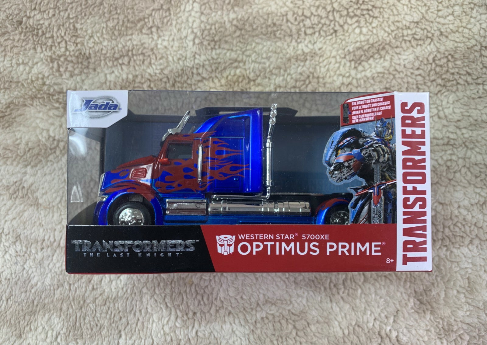 OPTIMUS PRIME TRUCK WESTERN STAR 5700XE JADA TOYS DIECAST NEW 1:32 TRANSFORMERS