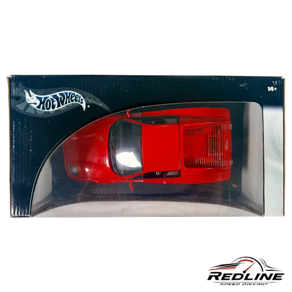 Hot Wheels Metal Collection  Red Ferrari F512M 1:18 Scale 2002