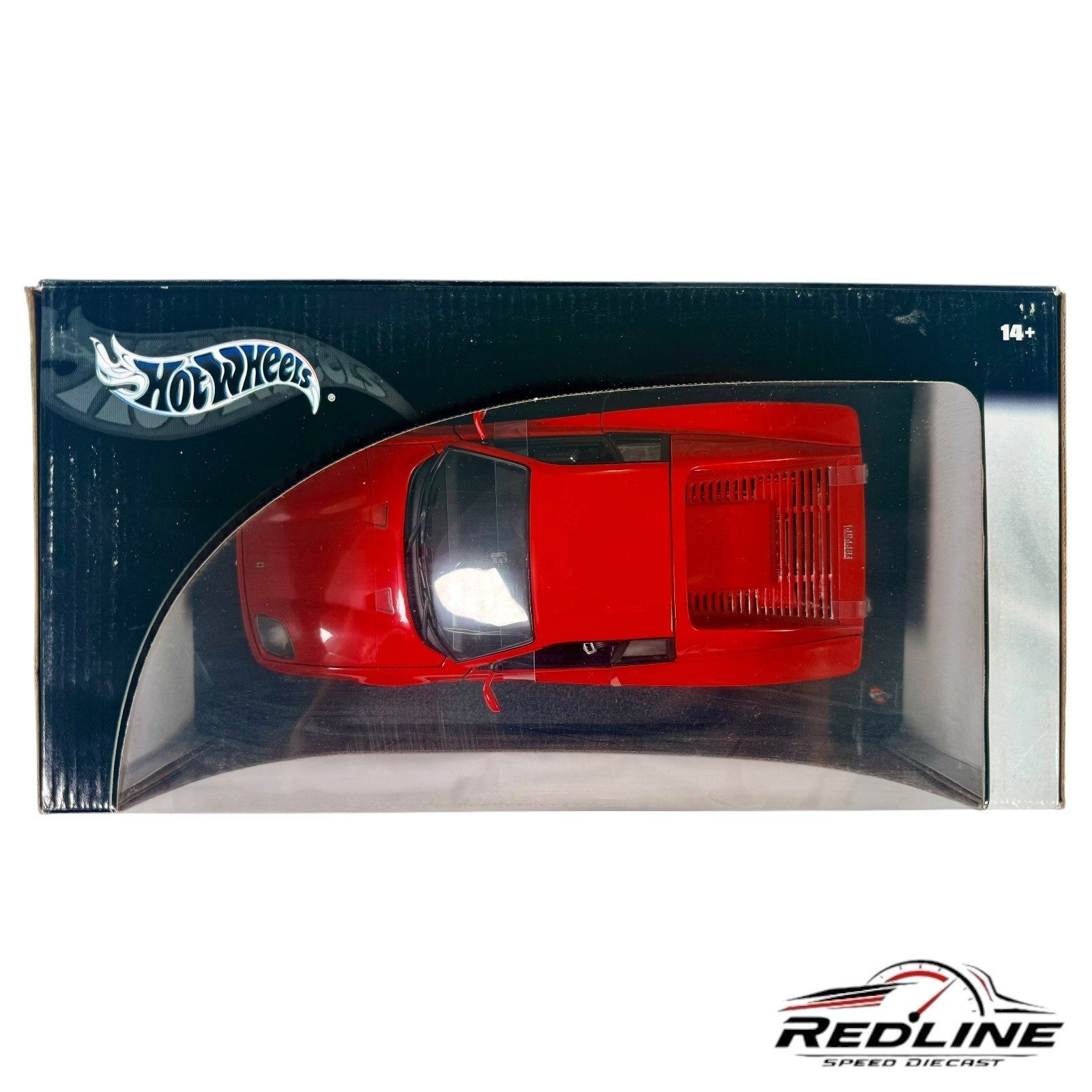 Hot Wheels Metal Collection  Red Ferrari F512M 1:18 Scale 2002