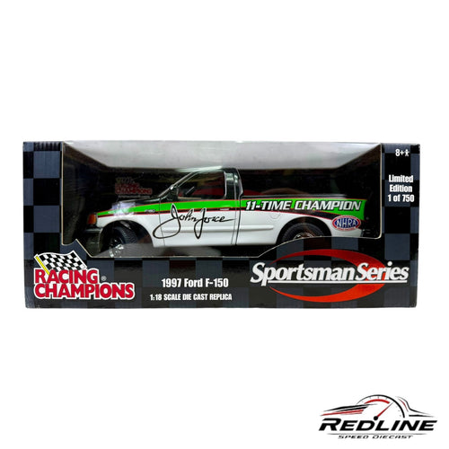 Racing Champions 1997 Ford F-150 Sportsman Series John Force 1 of 750 1:18 LN