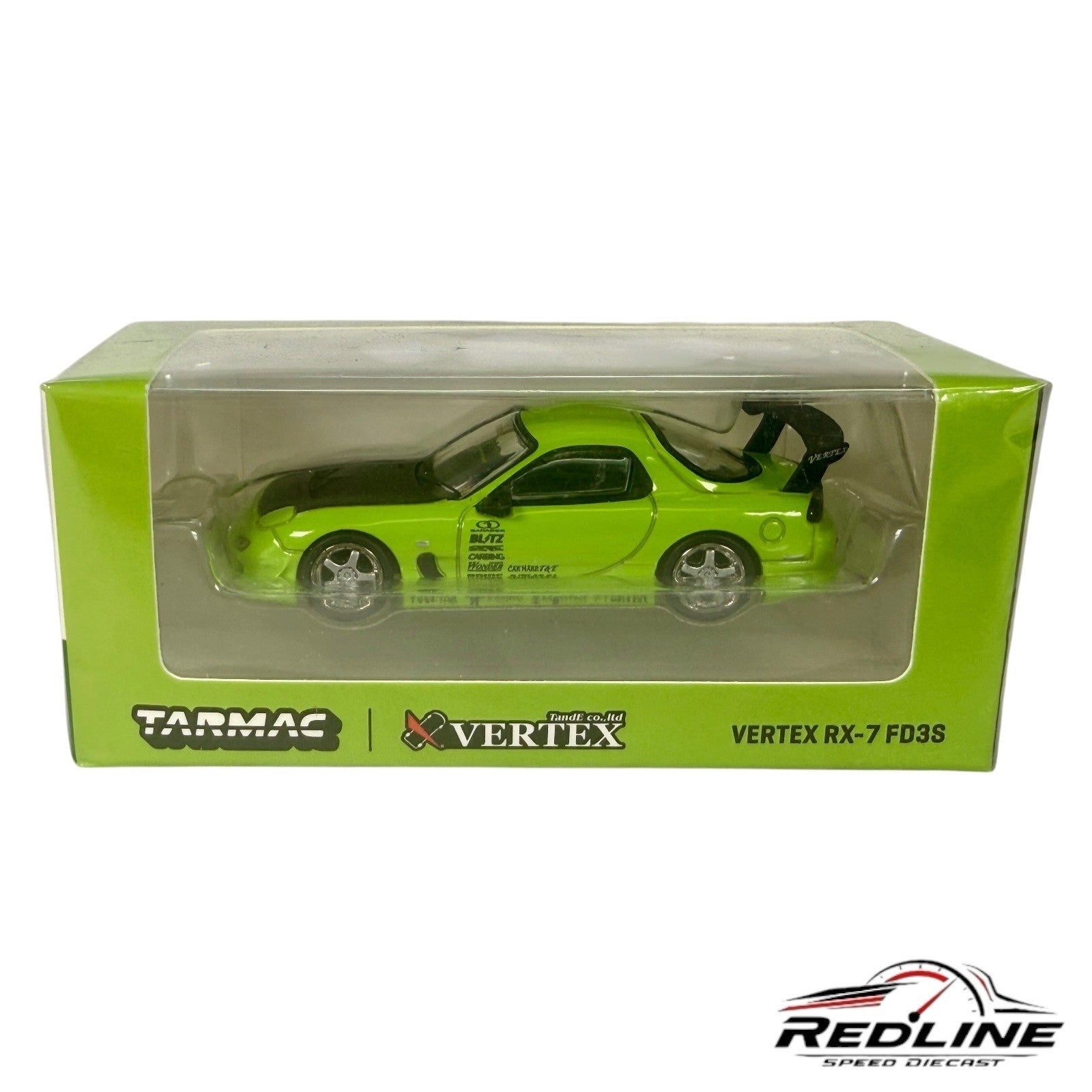 🎌🎌Tarmac Works 1:64 Global Mazda RX-7 FD3S Vertex RX-7 H15🎌🎌