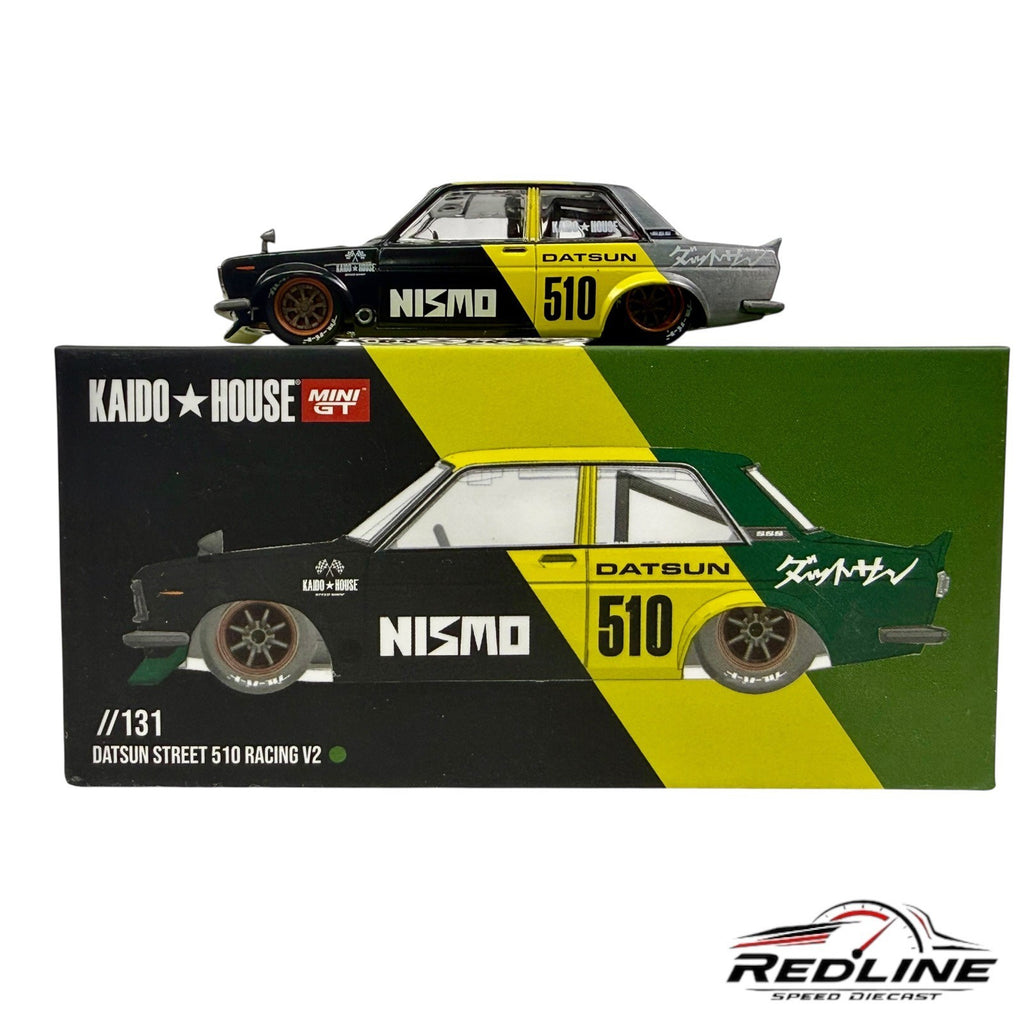 🎌Kaido House x Mini GT Datsun Street 510 Racing V2 (Chase) 131 H36🎌