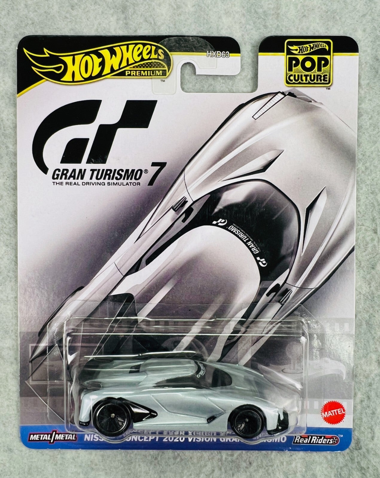 🎌Hot Wheels Premium Pop Culture Gran Turismo 7 Nissan Concept 2020 Vision H32🎌
