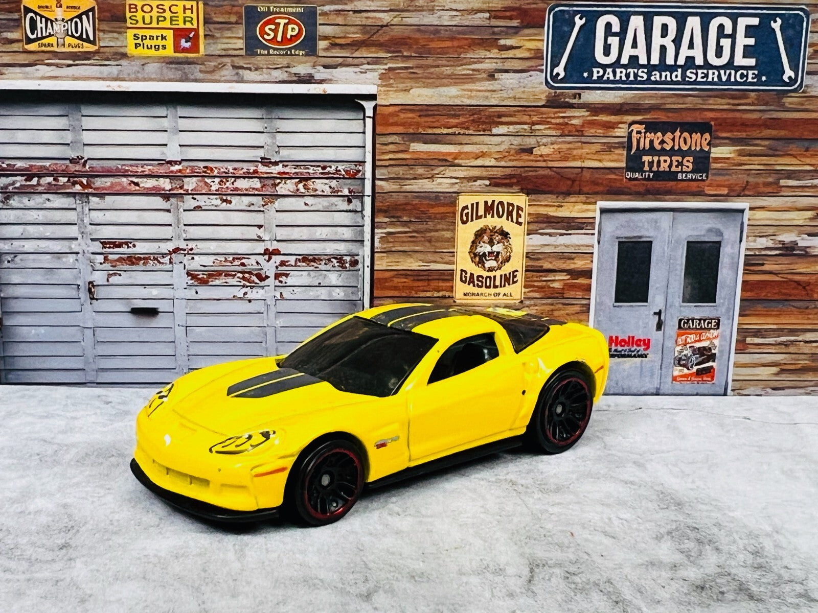 🇺🇸🇺🇸Hot Wheels 2012 Chevrolet Corvette Z06 Yellow 1:64 Diecast C16🇺🇸🇺🇸