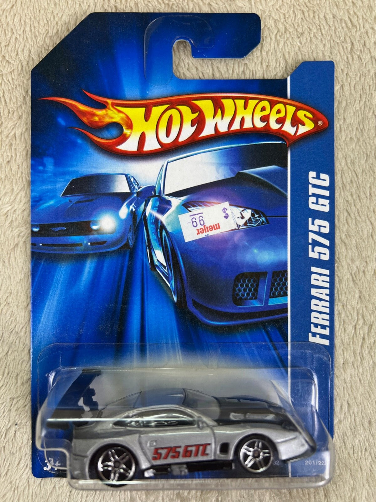 🇮🇹🇮🇹🇮🇹Hot WheelsAll Stars FERRARI 575 GTC Silver  2007 HW21🇮🇹🇮🇹🇮🇹