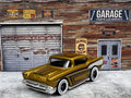 🇺🇸🇺🇸Hot Wheels Gold '57 Chevy Bel Air White Wall Tires C12🇺🇸🇺🇸