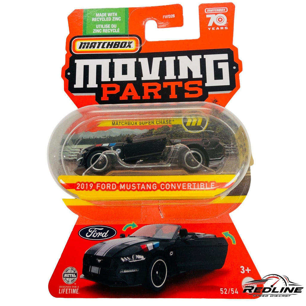 🐎2023 Matchbox Moving Parts 2019 Ford Mustang Convertible Super Chase D3🐎