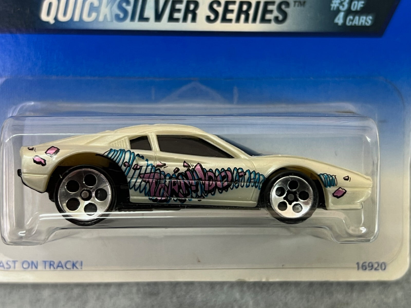 🇮🇹🇮🇹🇮🇹 Hot Wheels Quicksilver Series Ferrari 308 White HW21🇮🇹🇮🇹🇮🇹