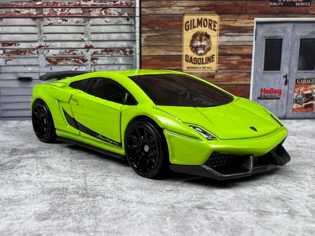 🇮🇹🇮🇹Hot Wheels  Lamborghini Gallardo LP 570-4 Superleggera Green C11🇮🇹🇮🇹