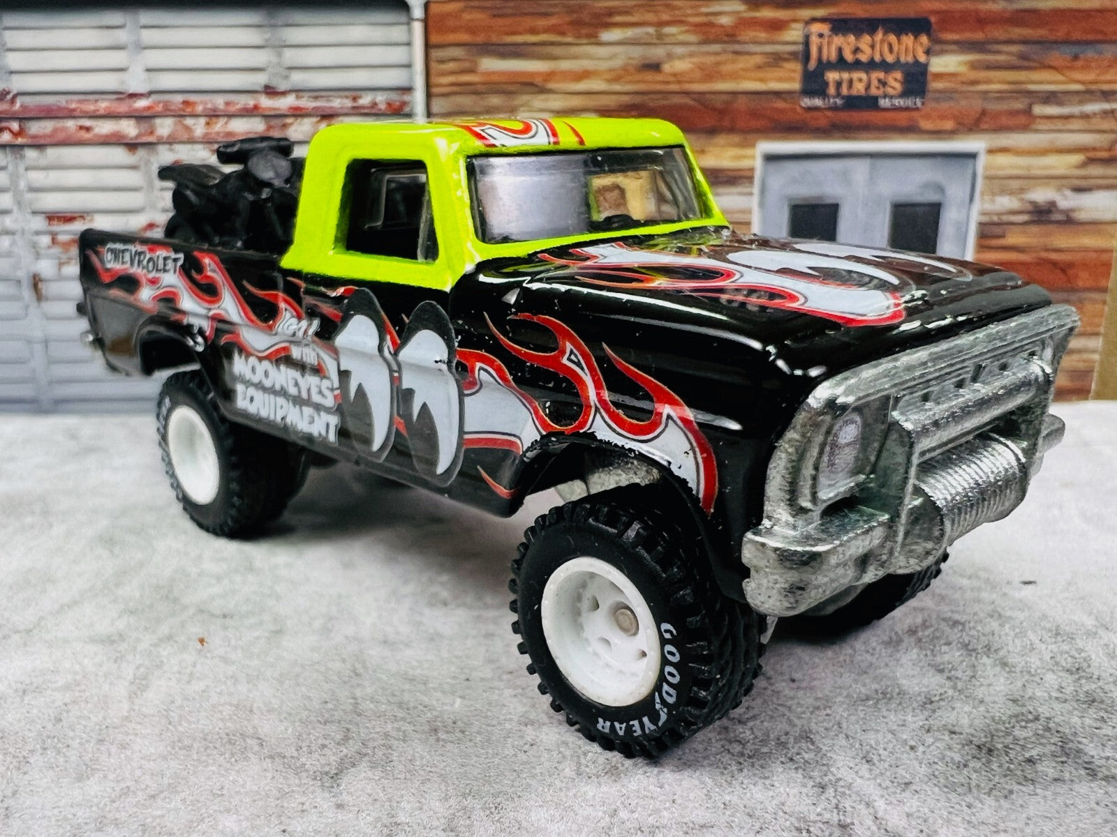 🇺🇸🇺🇸Hot Wheels Texas Drive 'em CUSTOM MOONEYES LOOSE 🇺🇸🇺🇸