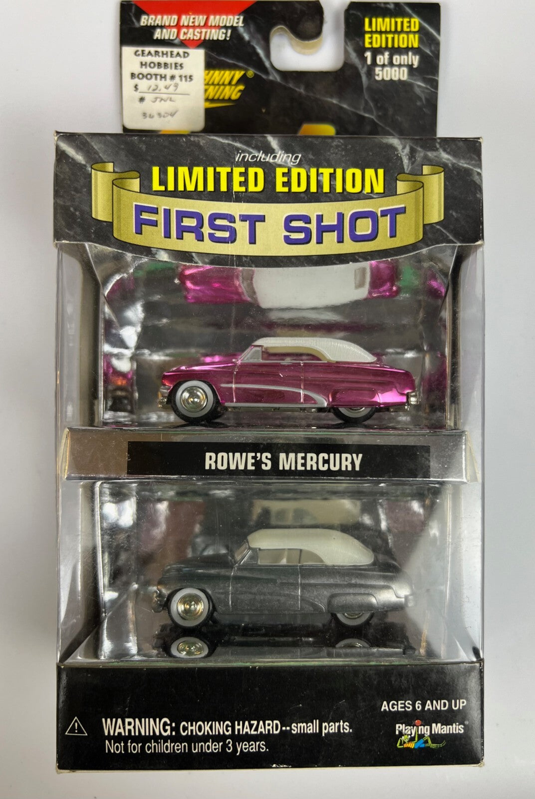 🔥Johnny Lightning First Shot Rowe's Mercury Limited to 5,000 Real Wheels HW20🔥