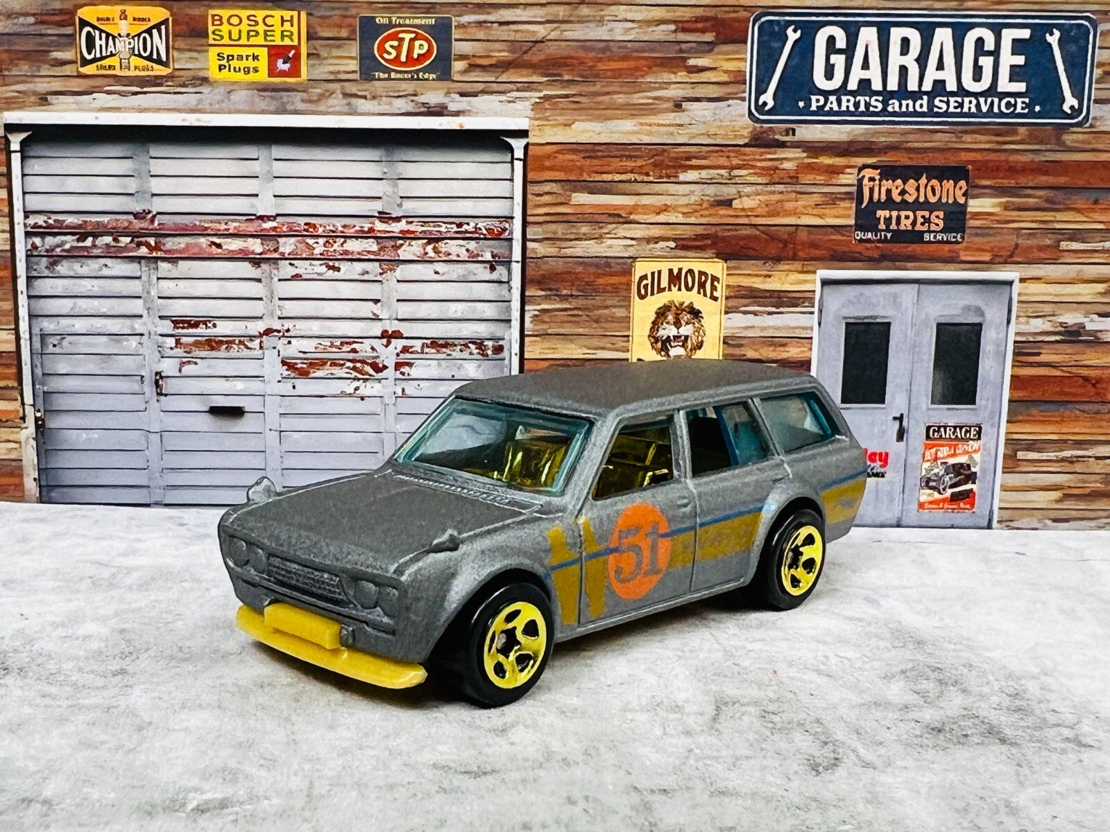 🔥🔥🔥🔥Hot Wheels 71 Datsun 510 Wagon 50th Anniversary C15🔥🔥🔥🔥