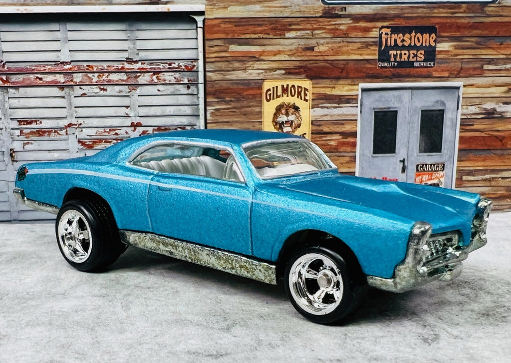 🇺🇸🇺🇸2005 Hot Wheels Holiday Rods 1967 Pontiac GTO Satin Blue C23🇺🇸🇺🇸