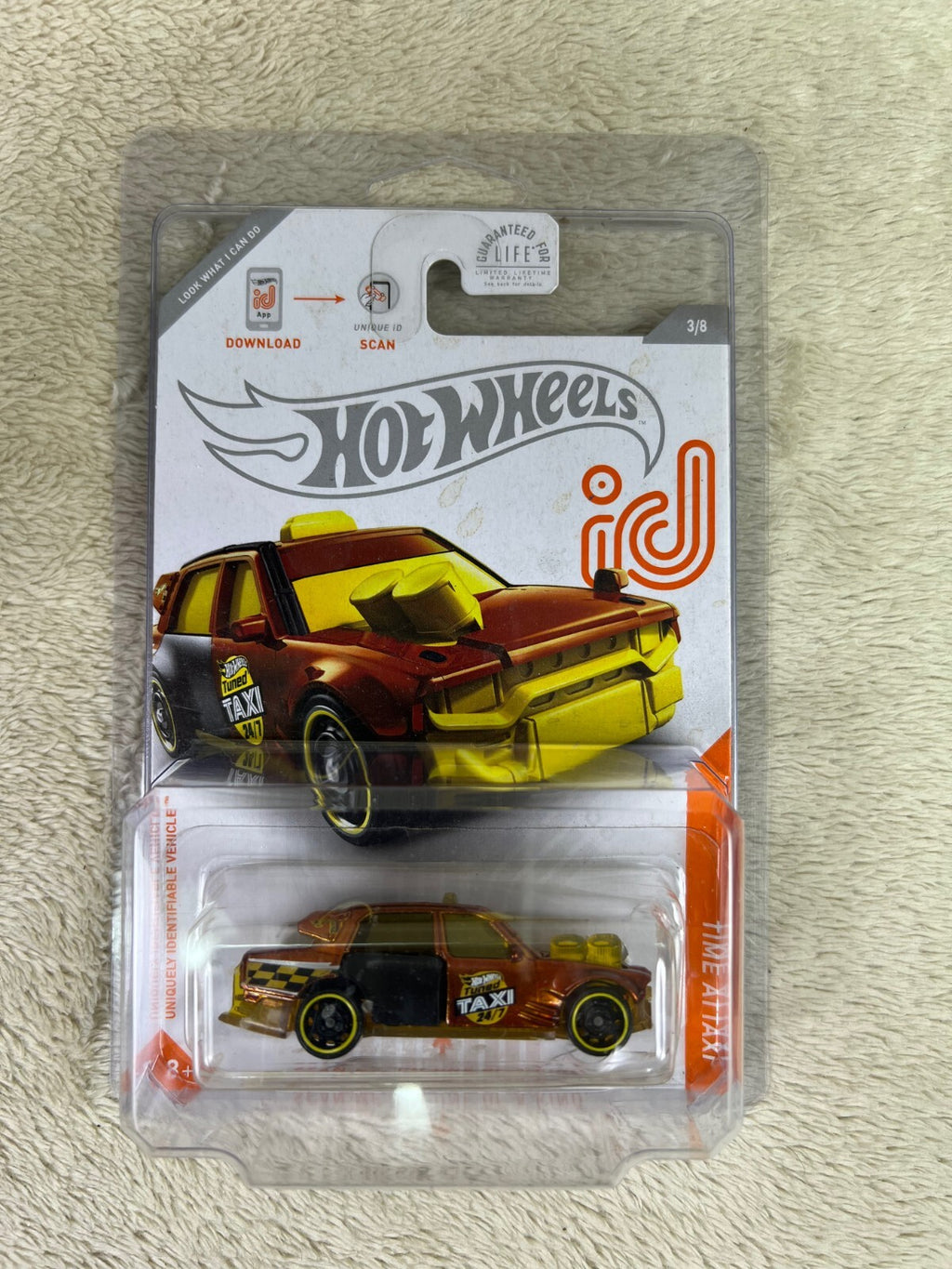 🔥🔥🔥🔥Hot Wheels ID CHASE Time Attaxi 1:64 Scale  Die-cast Car HW15🔥🔥🔥🔥