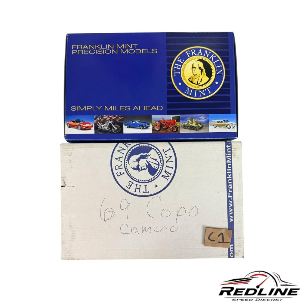 🇺🇸Franklin Mint '69 COPO Camaro 427 RED 1:24 C1🇺🇸