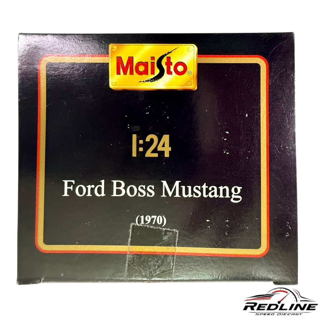🐎🐎🐎Maisto Special Edition Yellow 1970 Boss 302 Mustang 1/24 Diecast🐎🐎🐎
