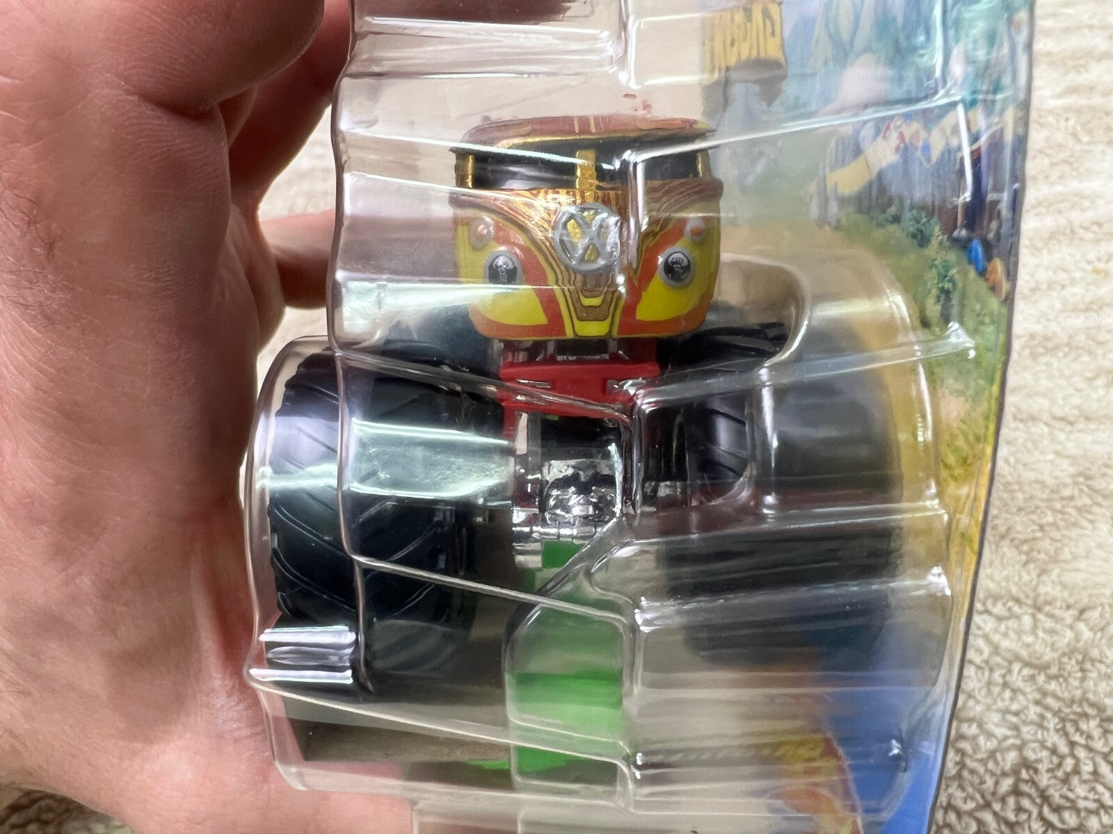 🇩🇪Mattel Hot Wheels Monster Trucks Paint Crush VW Drag Bus Diecast 1/5 S-5🇩🇪