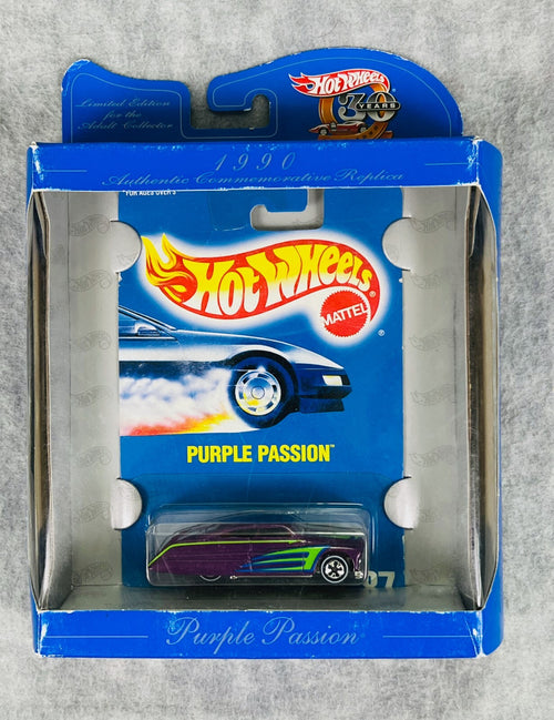 🔥Hot Wheels 30 Years Authentic Commemorative Replica Purple Passion 1990🔥