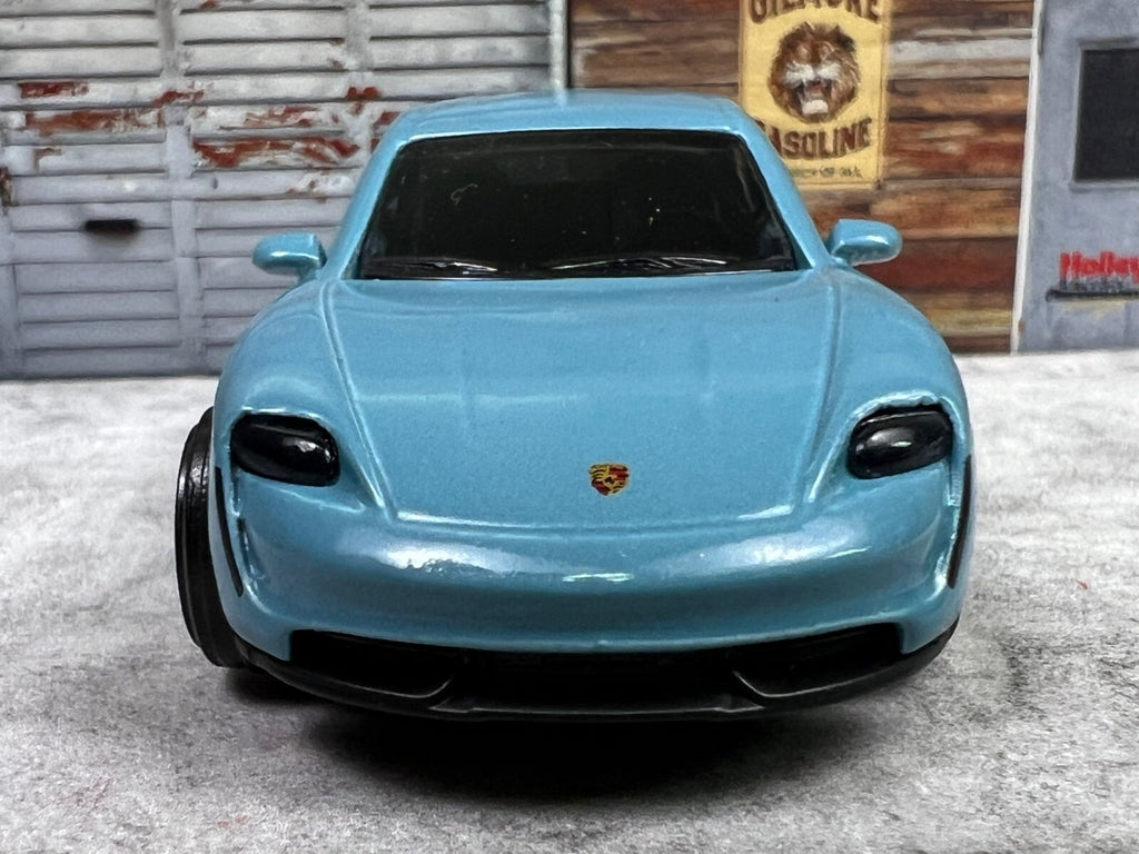 🇩🇪🇩🇪🇩🇪Majorette 2023 Loose PORSCHE Taycan Turbo S Blue C5🇩🇪🇩🇪🇩🇪