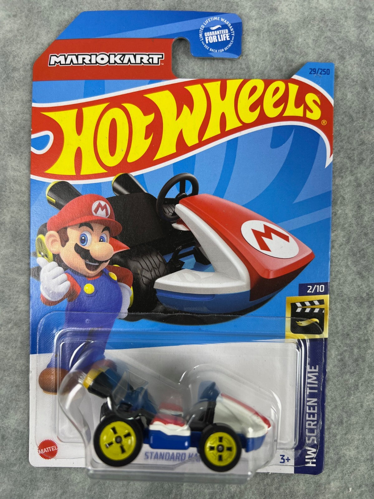 🔥🔥🔥Hot Wheels Mario Kart Standard Kart Mario Bros H24🔥🔥🔥
