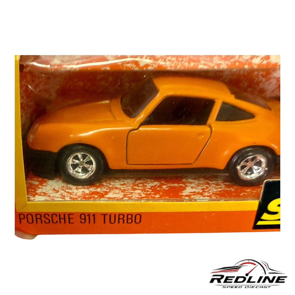 🇩🇪🇩🇪🇩🇪 Solido Porsche 911 Turbo Orange  1/43 Scale🇩🇪🇩🇪🇩🇪