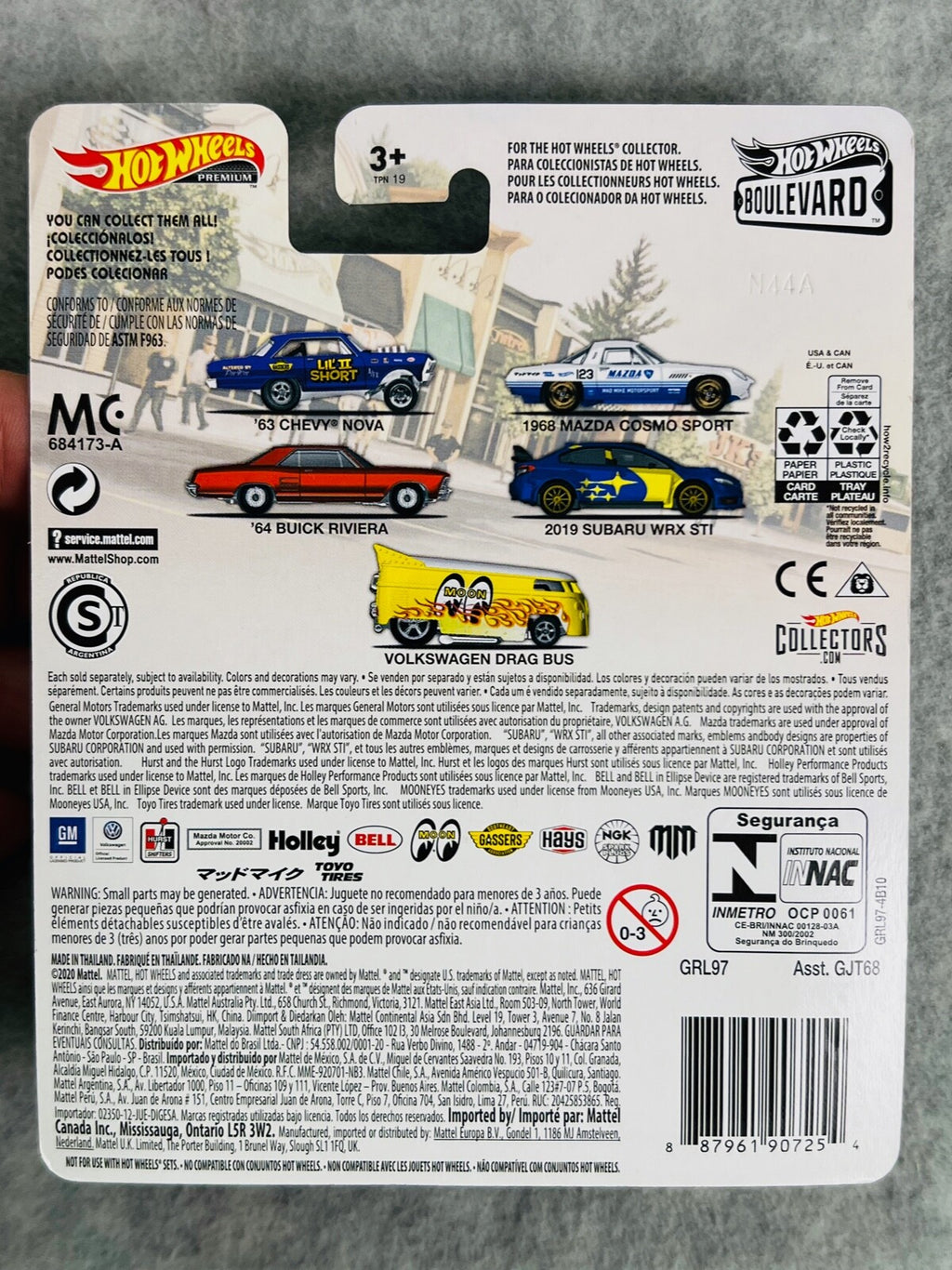 🏁🏁🏁Hot Wheels Premium Boulevard 2019 SUBARU WRX STI H17🏁🏁🏁