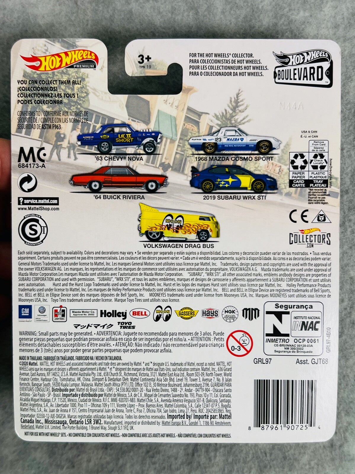 🏁🏁🏁Hot Wheels Premium Boulevard 2019 SUBARU WRX STI H17🏁🏁🏁