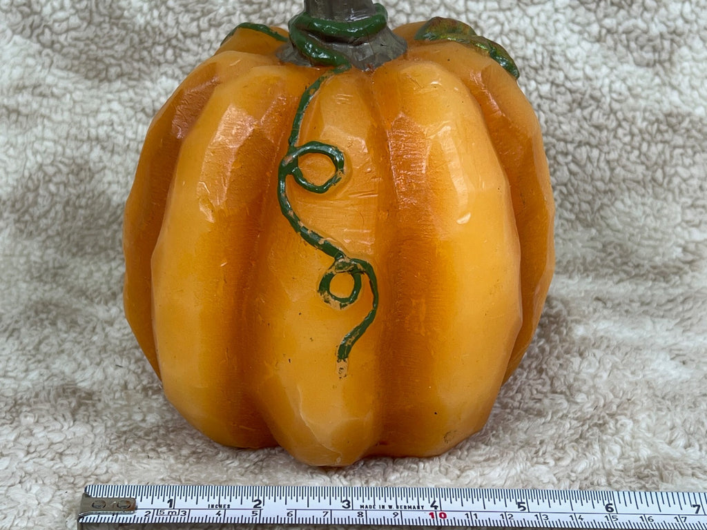 🎃🎃🎃🎃🎃Pumpkin Candle Orange Never Lit Kohls🎃🎃🎃🎃🎃
