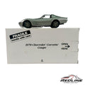 🇺🇸Danbury Mint 1970 Chevy Corvette Coupe Cortez Silver 1:24 C2🇺🇸