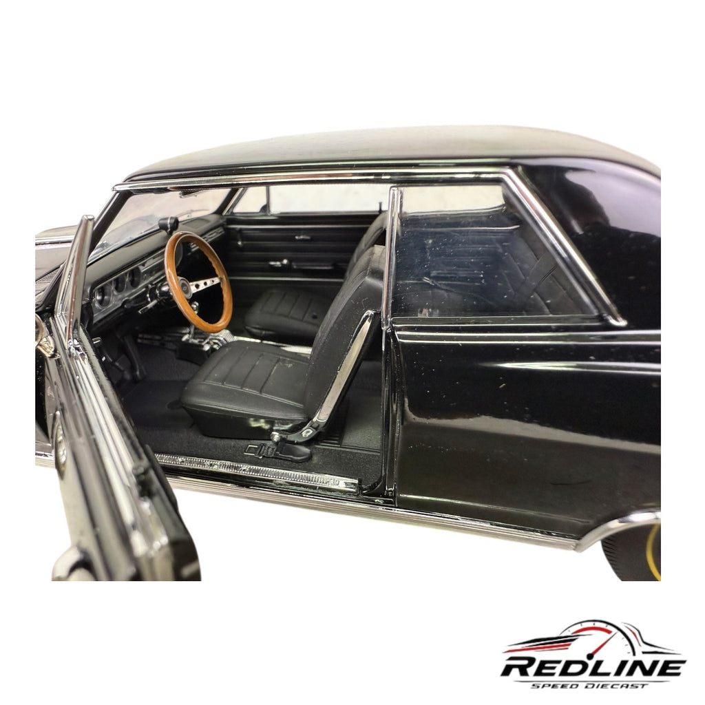 🇺🇸🇺🇸🇺🇸Exact Detail 1965 Z16 Chevelle Tuxedo Black 1:18 HW🇺🇸🇺🇸🇺🇸