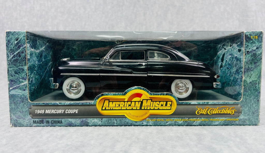 🇺🇸🇺🇸Ertl American Muscle 1949 Mercury Coupe Black 1/18 Scale🇺🇸🇺🇸