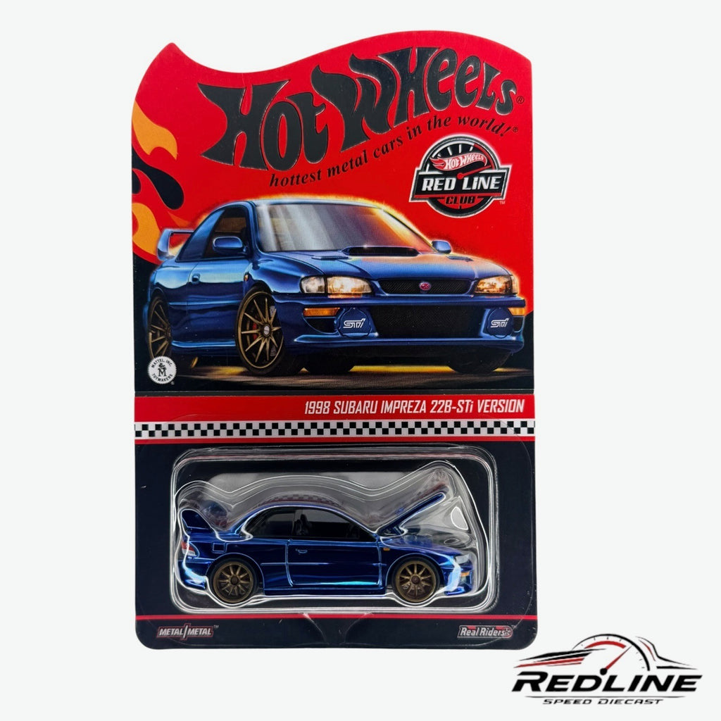 🏁Hot Wheels RLC 1998 Subaru Impreza 22B-Sti Version Blue H28🏁