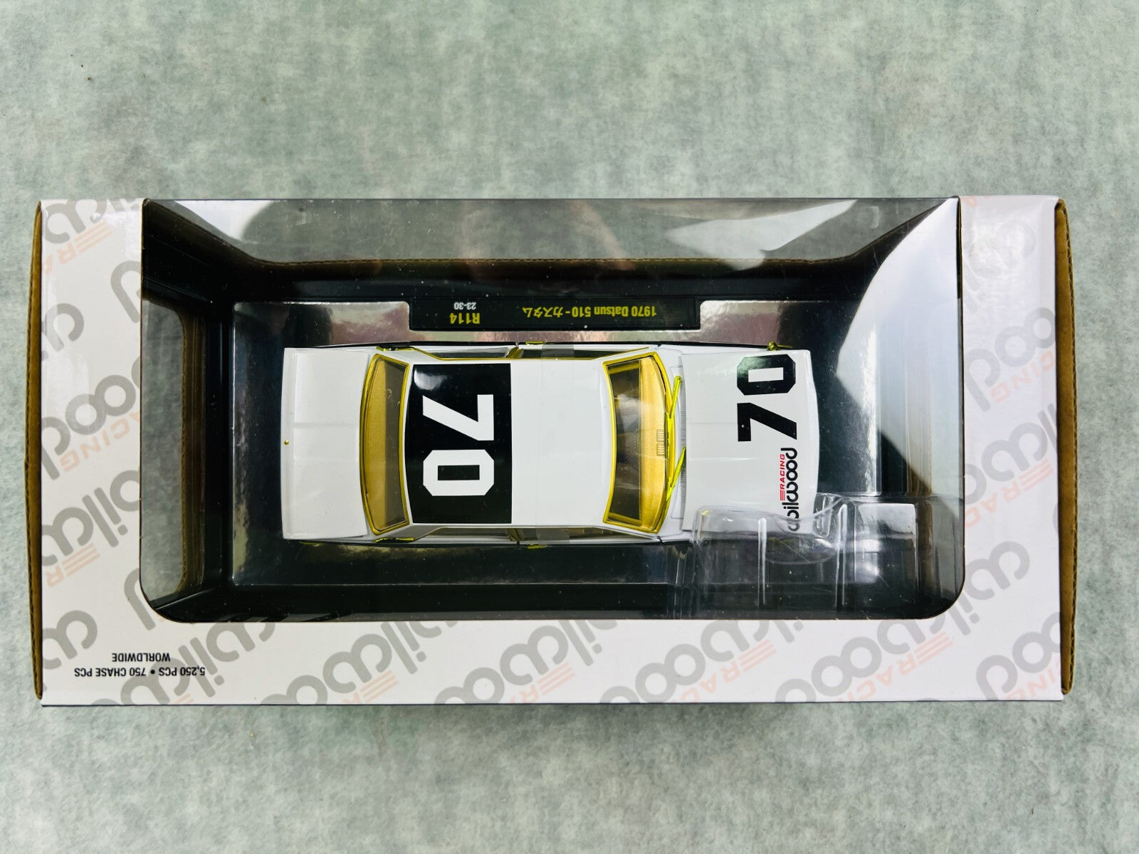 🔥🔥🔥 M2 Machines 1970 Datsun 510 Wilwood Racing Chase 1/750 1:24🔥🔥🔥