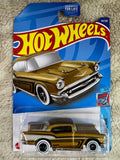 🇺🇸🇺🇸🇺🇸Hot Wheels 2022 HW Chevy Bel Air 3/5 Gold ‘57 Chevy HW05🇺🇸🇺🇸🇺🇸
