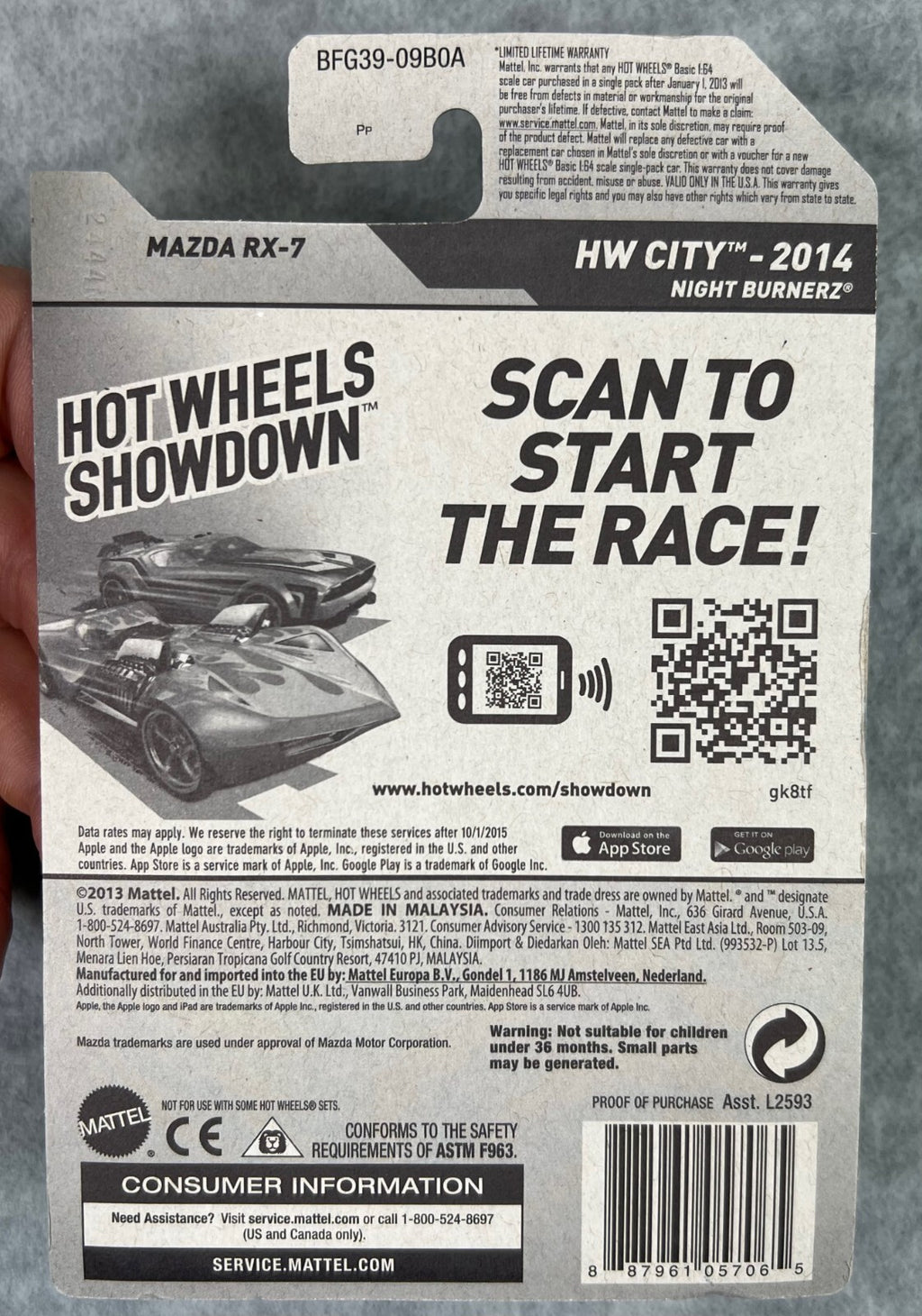 🎌🎌🎌Hot Wheels Mazda RX-7 2014 HW City Yellow HW 21🎌🎌🎌