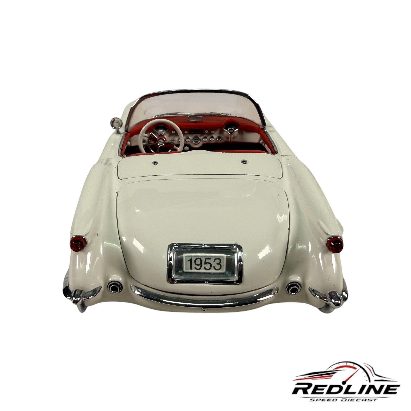 🇺🇸Danbury Mint 1953 Corvette Roadster White 1:24 C2🇺🇸