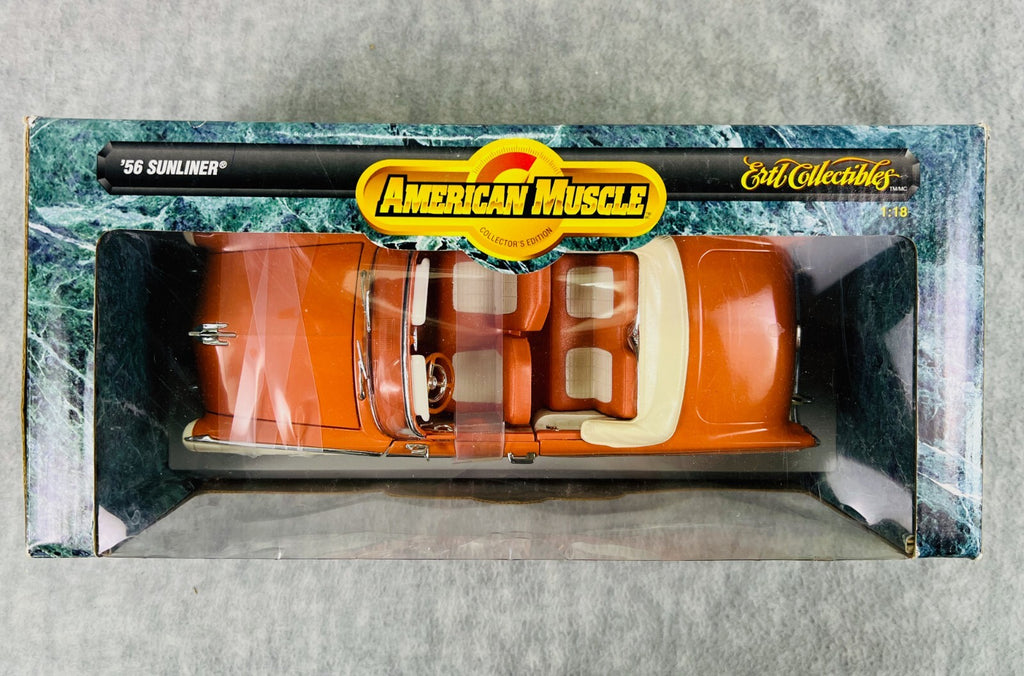 🇺🇸🇺🇸ERTL Collectibles 1956 Ford Sunliner American Muscle 1:18🇺🇸🇺🇸