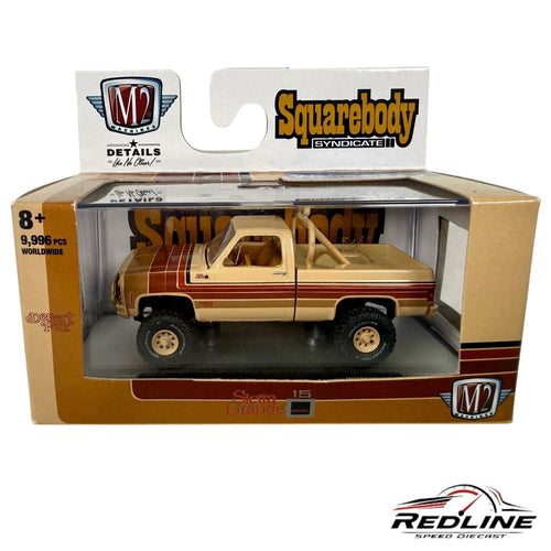 M2 Machines Squarebody Syndicate 1976 GMC Sierra Grande 15 Desert Fox WMTS15 H15