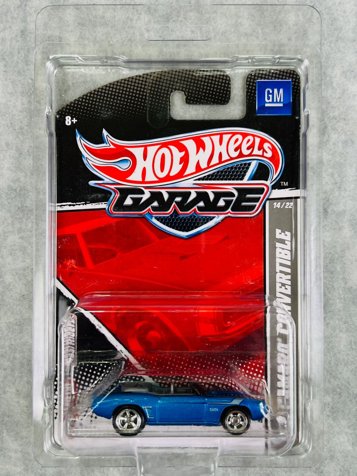 🇺🇸🇺🇸Hot wheel Garage '69 Camaro Convertible Blue  14/22 H31🇺🇸🇺🇸