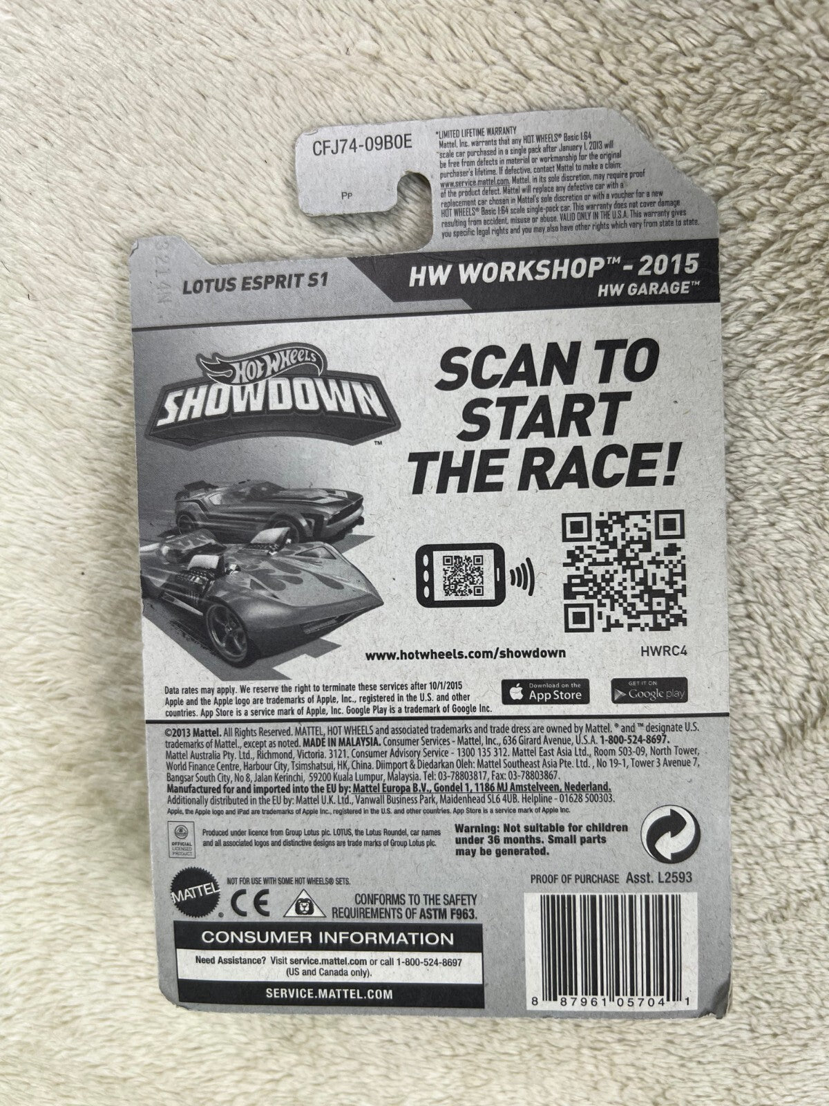 🇬🇧🇬🇧🇬🇧Hot Wheels HW Workshop-Garage LOTUS ESPRIT S1 Red  HW12🇬🇧🇬🇧🇬🇧