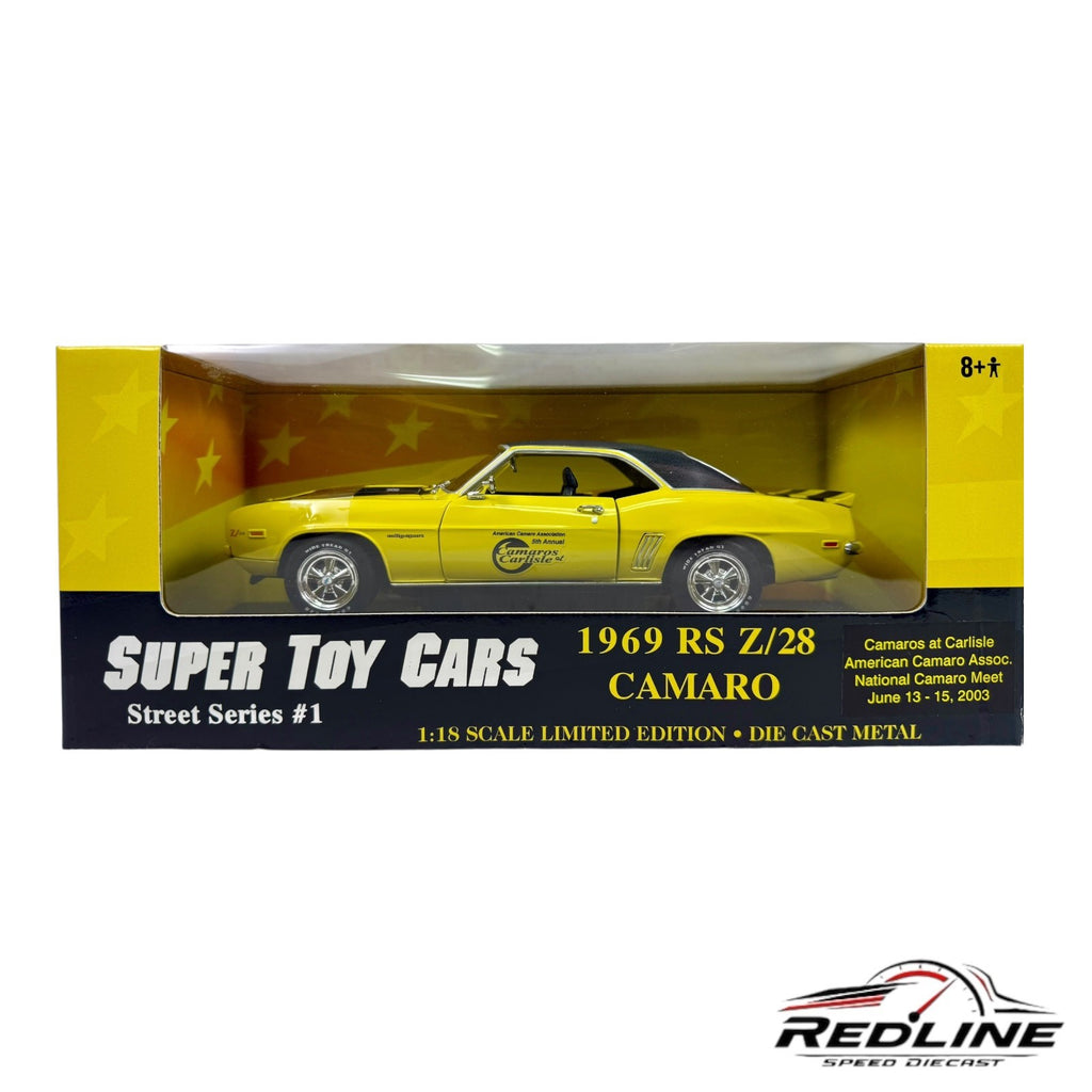 🇺🇸Ertl Super Toy Cars 1969 Camaro RS Z28 CAMAROS AT CARLISLE 1:18 GS🇺🇸