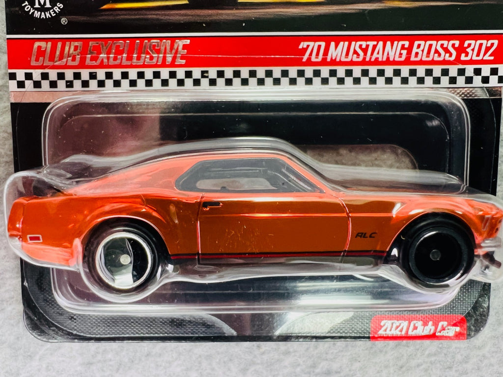 🇺🇸🇺🇸Hot Wheels '70 Mustang Boss 302 Orange RLC Club Exclusive H29🇺🇸🇺🇸