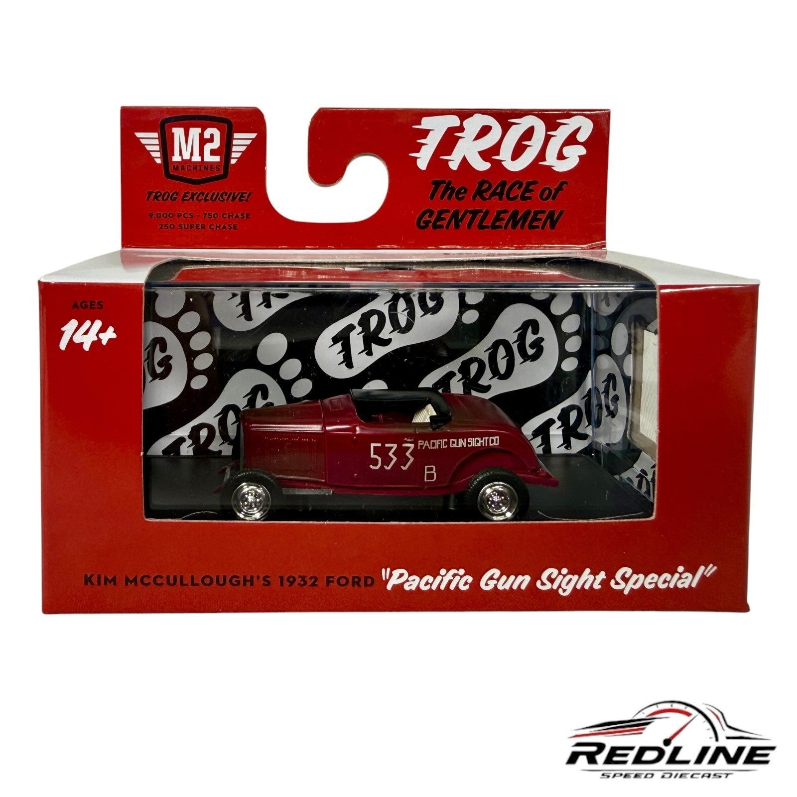 🎌🎌M2 MACHINES Kim McCullough's 1932 Ford Trog Auto-Thentics 1:64 H15🎌🎌