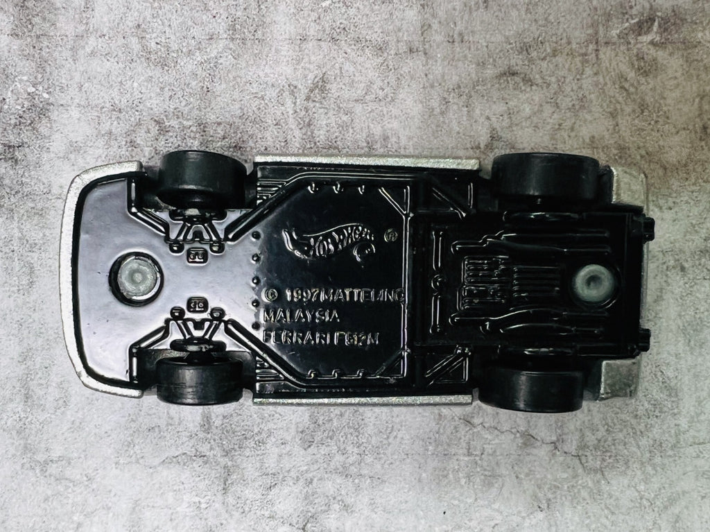 🇮🇹🇮🇹🇮🇹Hot Wheels Ferrari F512M  Silver 1997 C17🇮🇹🇮🇹🇮🇹