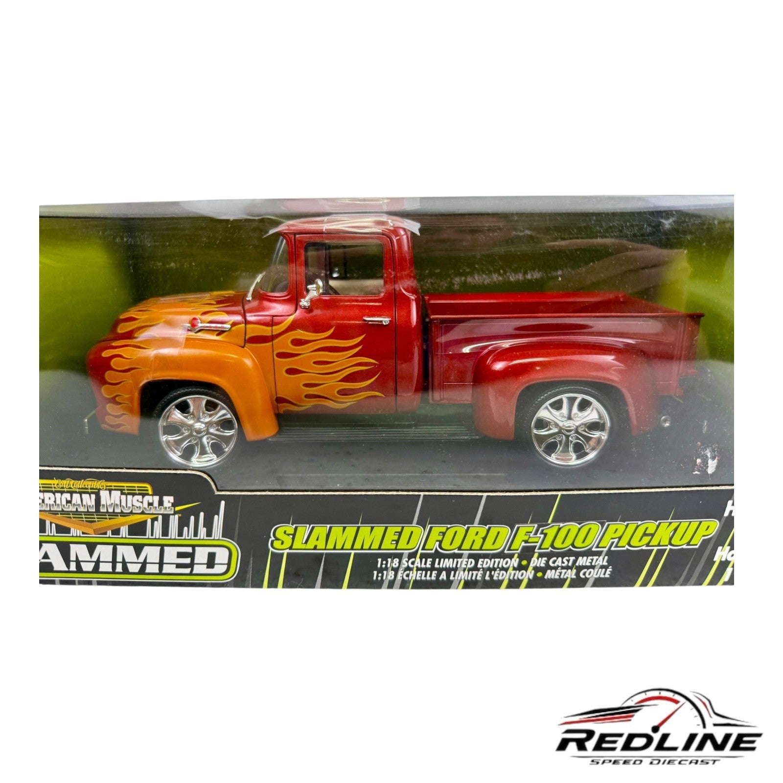🇺🇸🇺🇸Ertl American Muscle Ford F-100 Slammed 1:18  GS🇺🇸🇺🇸