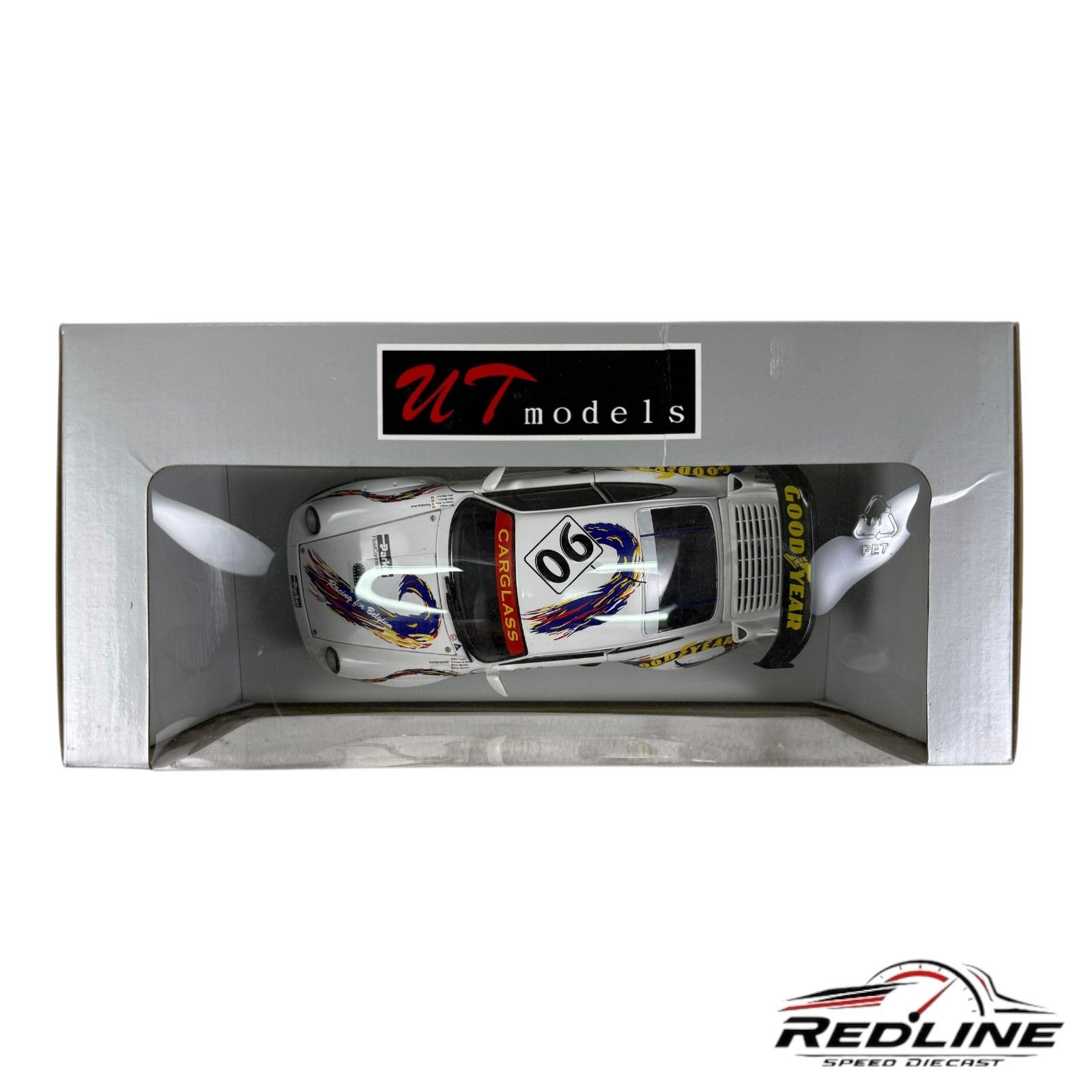 🇩🇪🇩🇪 UT Models 1998 Porsche 911 GT2 Daytona White 1:18 A1🇩🇪🇩🇪