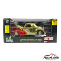 🔥Racing Champions 1998  24K Gold Hot Rod Magazine '41 Willys Coupe 1:24 C2🔥